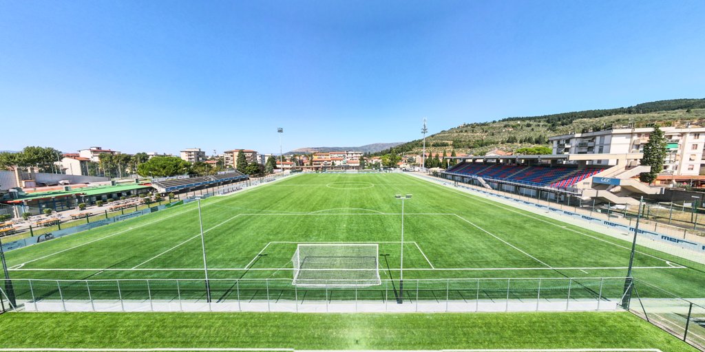 Foto dall'alto dello Stadio Torrini di Sesto Fiorentino