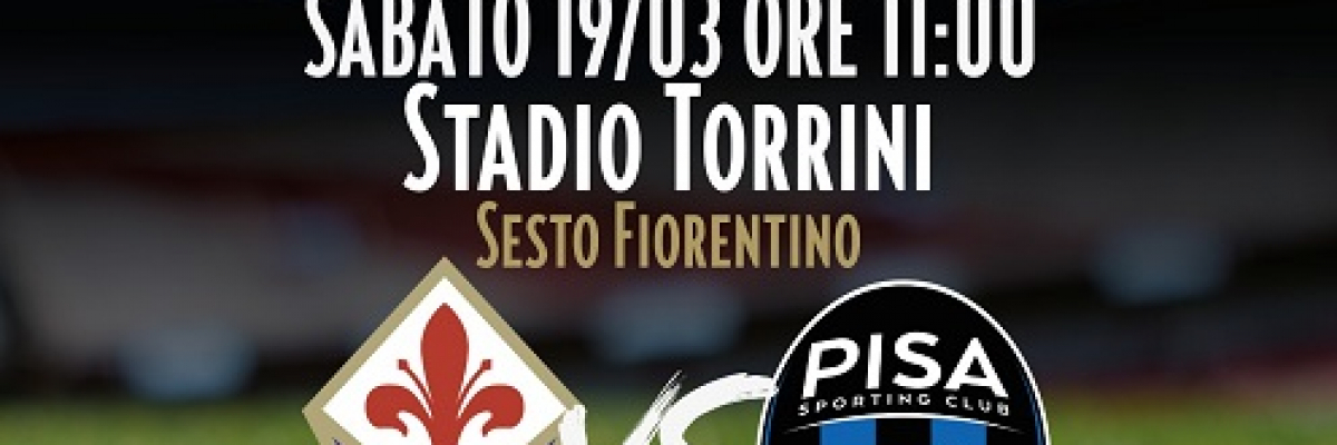 Sabato 19 Fiorentina-Pisa torneo di Viareggio